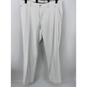 J.Lindeberg Pants Mens 38x34 White M Elliot Micro Stretch Golf Chino Performance